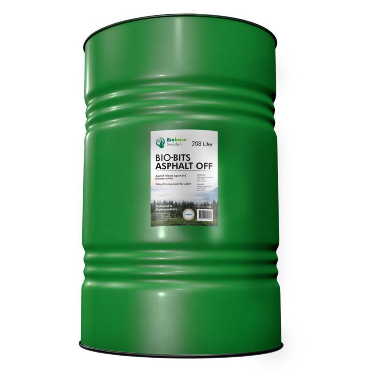 Asfaltlösare BIO-BITS Asphalt off - BIO-BITS ASPHALT OFF ASFALTSLÖSARE FOSSILFRI 208L