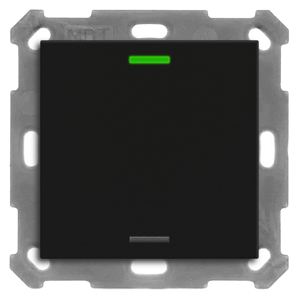 Tryckknapp Lite55 Neutral med Temperatur Sensor - TRYCKKNAPP LITE55 1K TS SVART