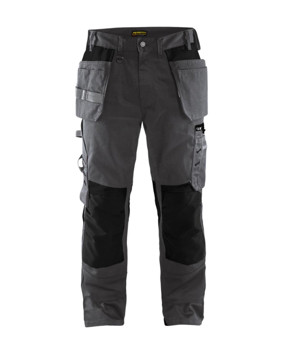 Midjebyxa Blåkläder 1555-1860 - MIDJEBYXA BLK 1555-1860 M-GRÅ/ SVART HANTVERK STL D92
