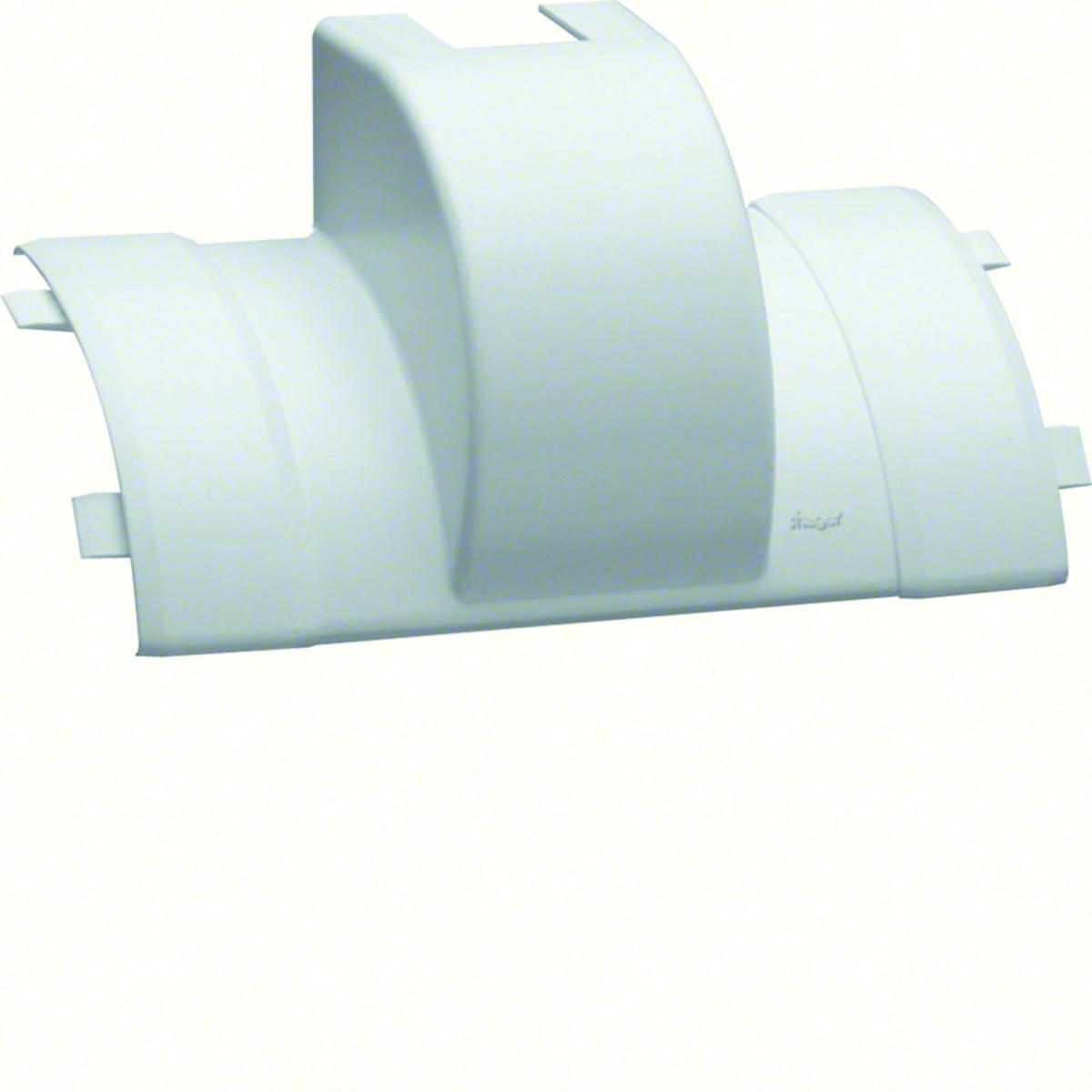 Anslutning T-skarv mot LF1505 till hörnkanal EK 40040, Hager - T-SKARV EK TILL LF15015 VIT EK40040819016