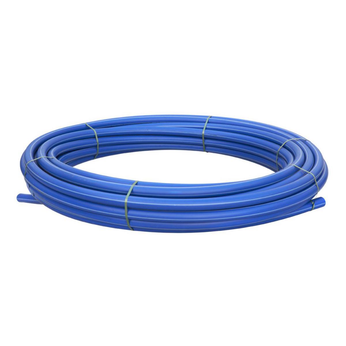 PEH Tryckrör, ProFuse RC PN 16 SDR 11, Blå stripe, 100 m - 63x5.8 PEH PROFUSE RC-RÖR L=100M SDR11 PN16 BLÅ