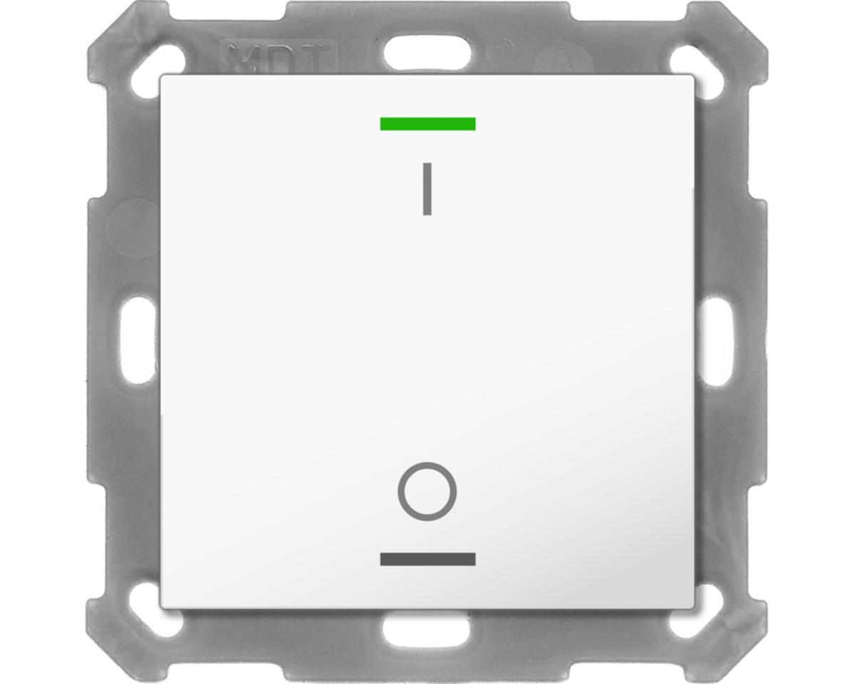 Tryckknapp Lite55 Strömbrytare I/O - TRYCKKNAPP LITE55 1K I/O VIT