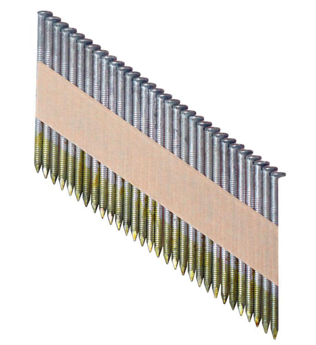 Straight banded panel nail 34dg - STRIPNAIL SENCO 65X2.9 MM VFZ RING 34° DS FULL HEAD (600PC)