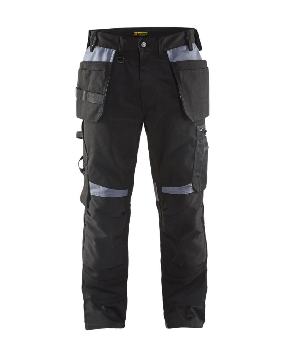 Midjebyxa Blåkläder 1555-1860 - HANTVERKSBYXA BLK 1555-1860 SVART/GRÅ D92