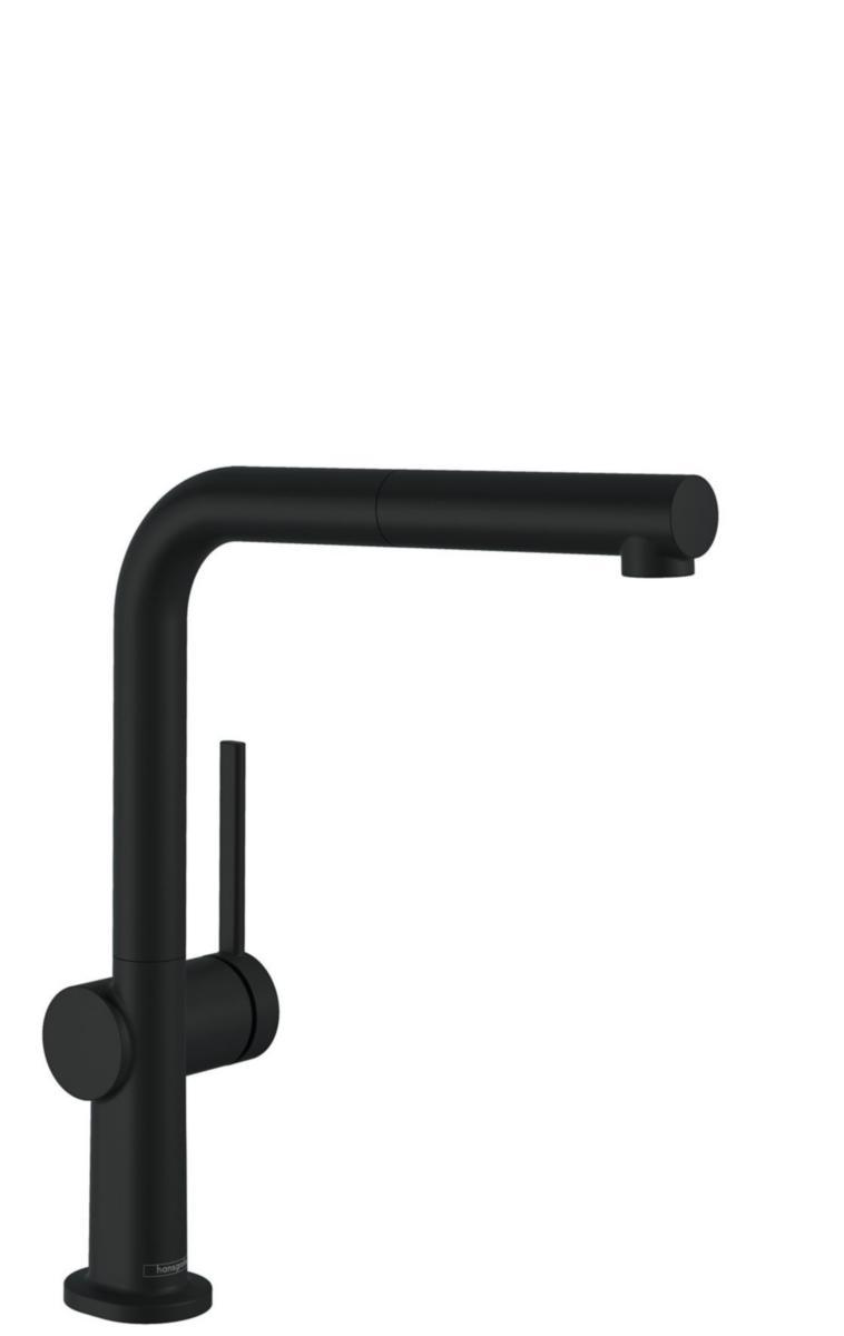 Köksblandare Talis M54 270 1-jet, Hansgrohe - HG TALIS M54 270 1-JET KÖKSBL. U.DM.AVST.MATTSVART.UTDR.L-PIP