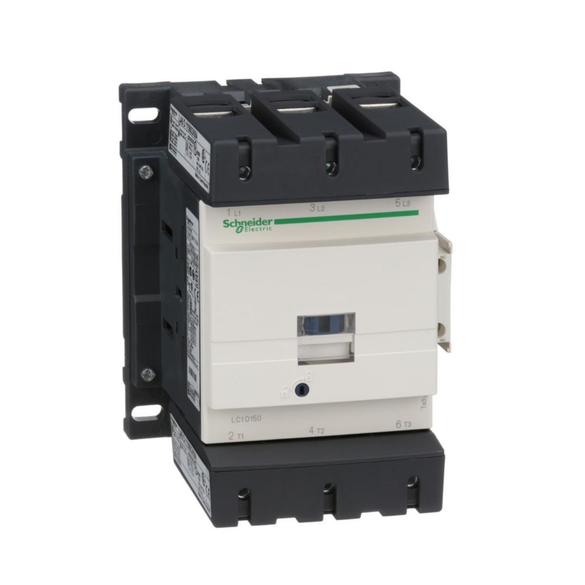 Kontaktor 80-150A LC1D, AC spole - KONTAKTOR 150A 230VAC LC1D150P7