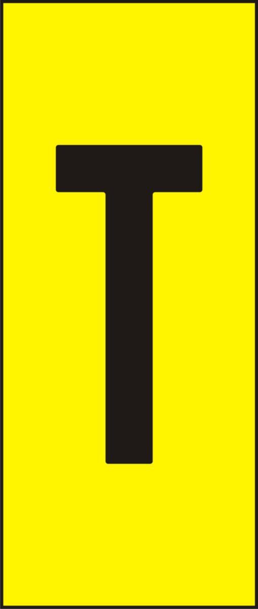 Labelling system H25, Yellow with black letters - MARK SYST H25 YELLOW T