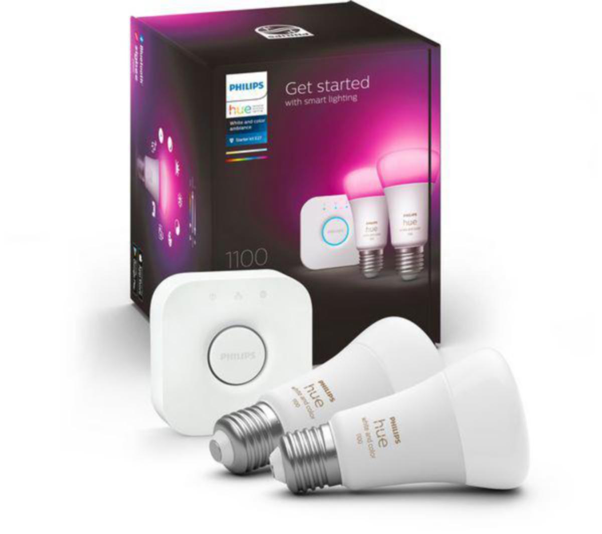 Light source Normal E27 HUE - PHILIPS HUEWCA 9W A60 E27 2P 11W 2000-6500K RGBW E27 1055L