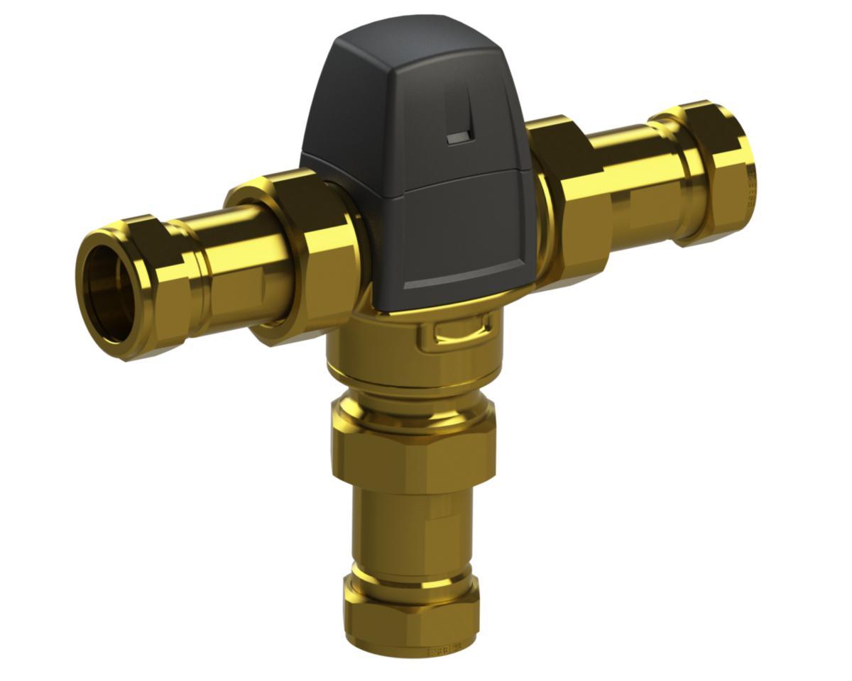 Skyddsblandare 28mm klämring, Broen-Lab - BROEN-LAB SKYDDSBLANDARE FÖR KROPPS & KOMBIDUSCH