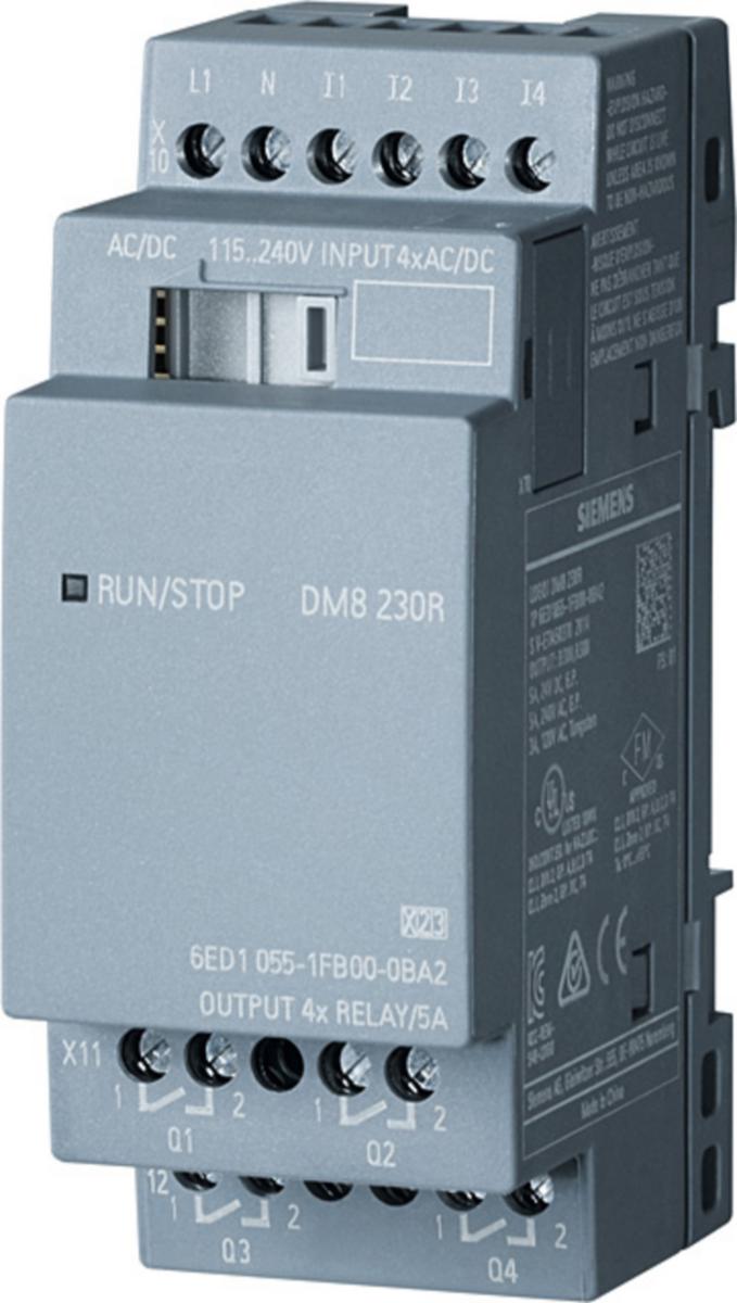 Expansionsmodul LOGO 8 - LOGIKMODUL DM8 230R 6ED1055-1FB00-0BA2