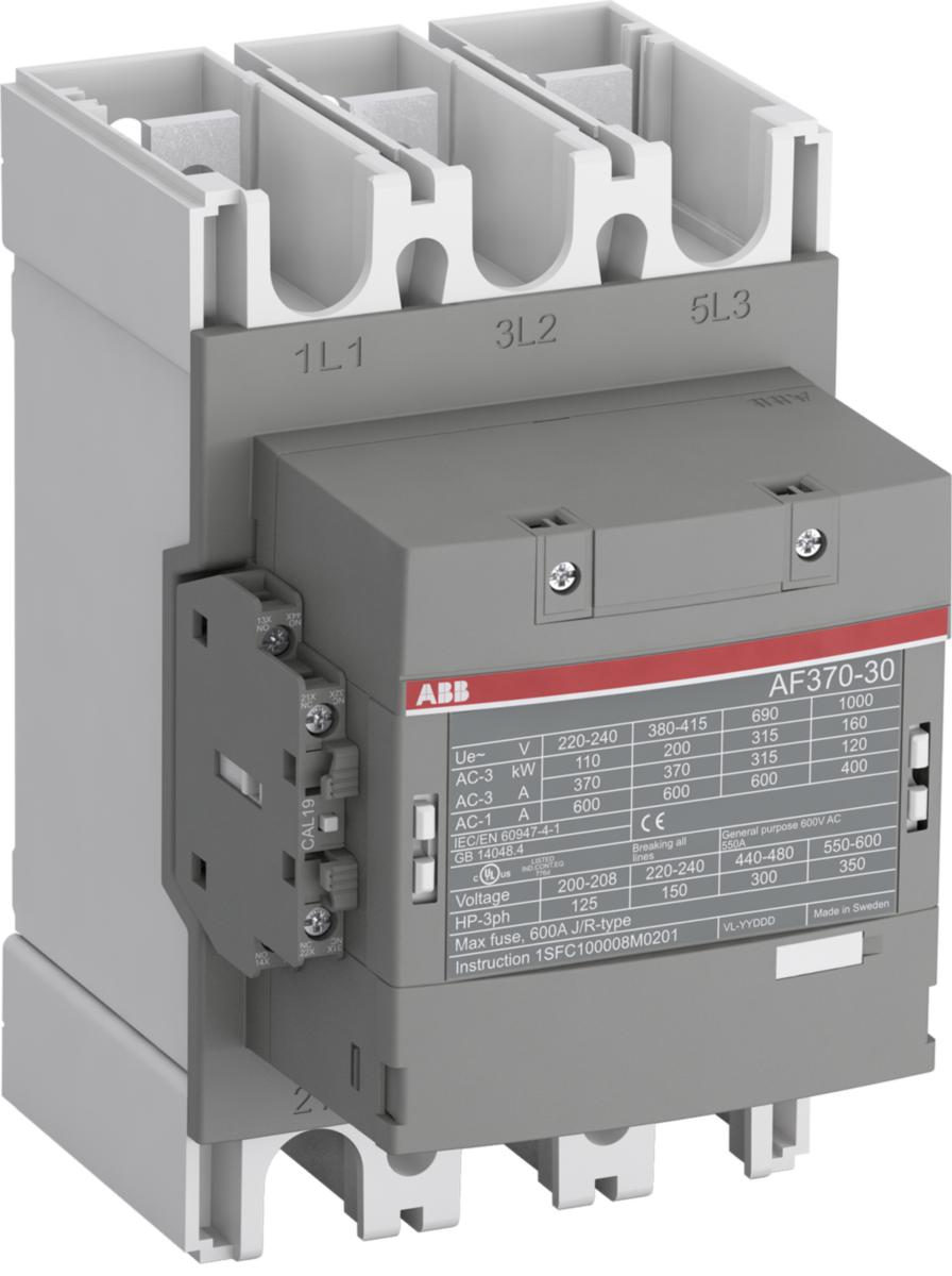 Kontaktor 3-pol typ AF 116-AF 370 - KONTAKTOR AF370-30-11-14 AF370-30-11 250-500V