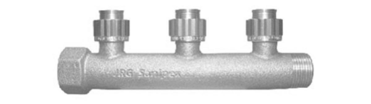 Inbyggd fördelare med 3 uttag, Classic, Sanipex Classic - FÖRDELARE D16X3 UTTAG ANSL. R SANIPEX CLASSIC 5427.316