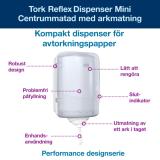 DISPENSER TORK REFLEX® MINI C-MATAD VIT M3