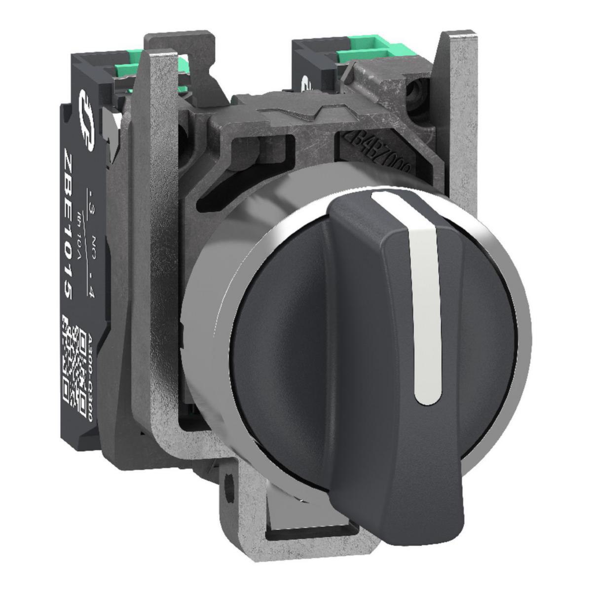 Selector XB4BD push-in - Selector switch 3 pos push-in