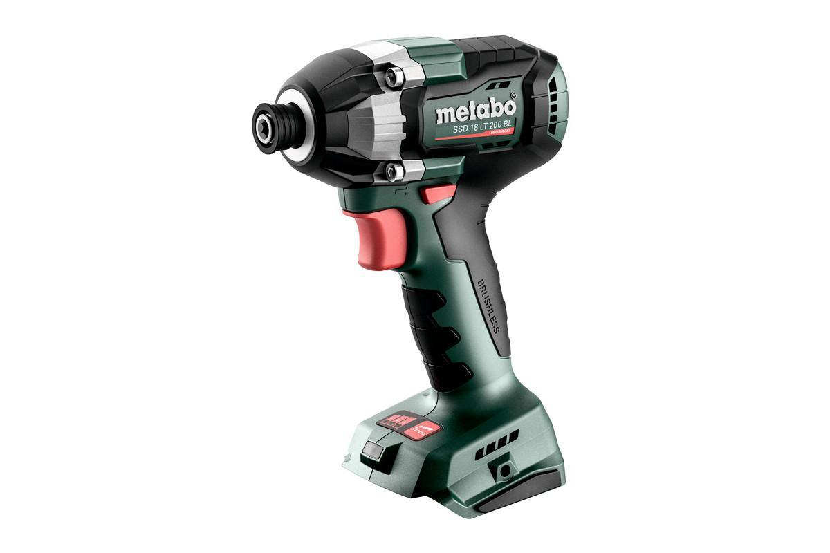 Slagskruvdragare Metabo SSD 18 LT 200 BL SOLO - SLAGSKRUVDRAGARE METABO SSD18 LT 200BL 18V KRT SOLO