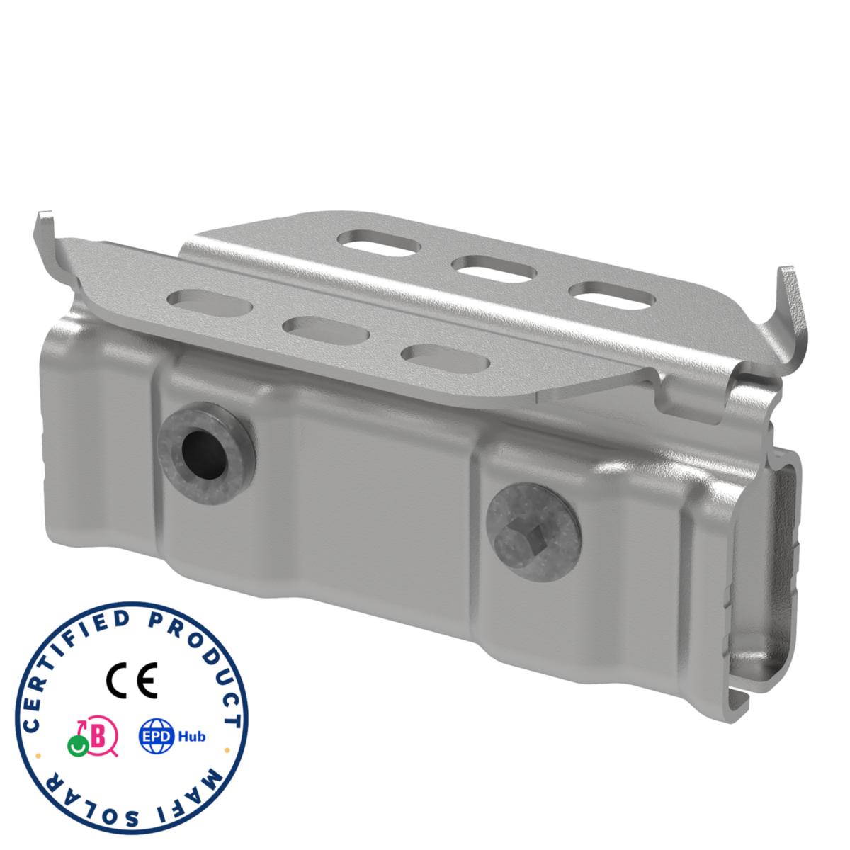 Solar panel bracket for lap - Seam Bracket