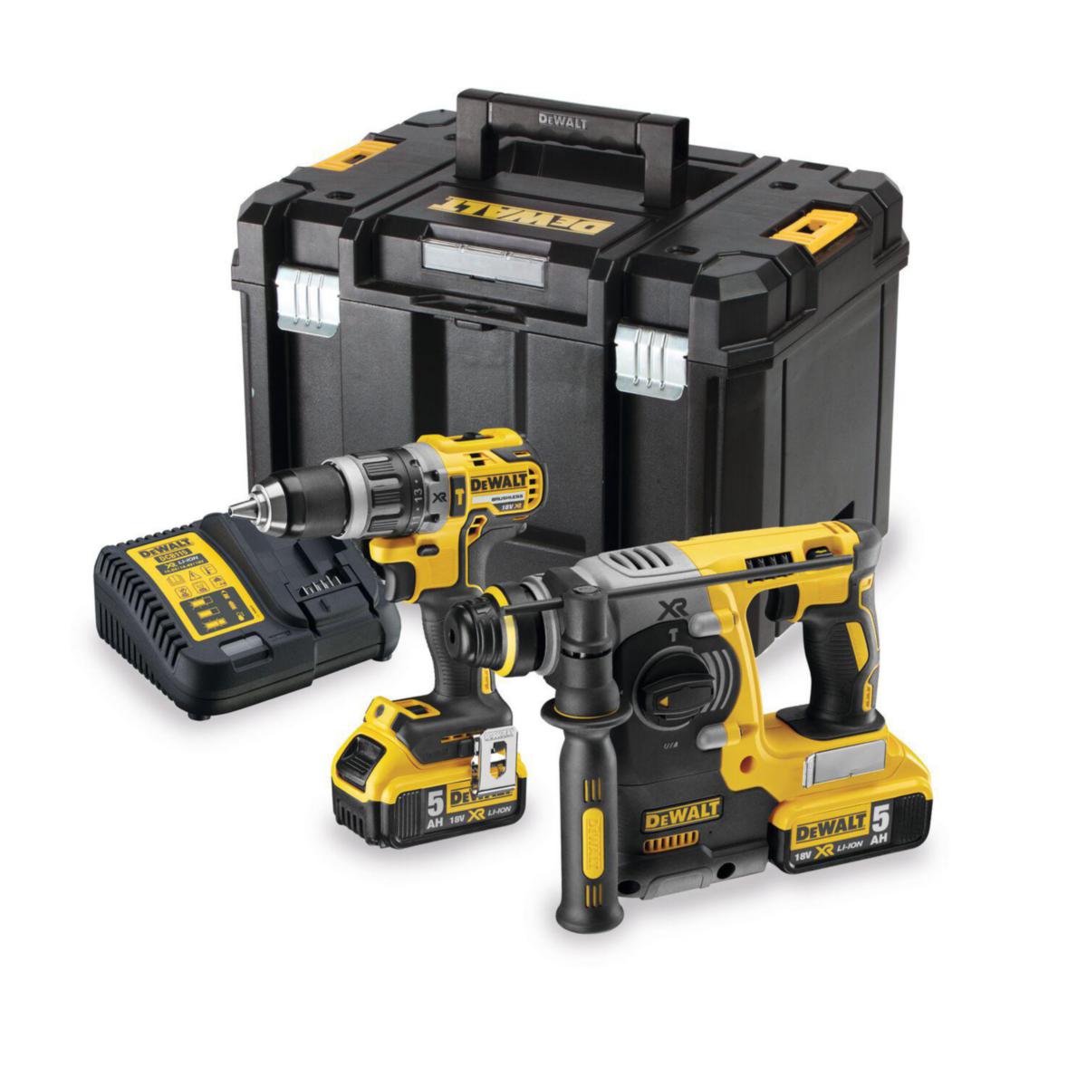 Kombikit DEWALT DCK207P2T - KOMBIKIT 2 DELAR DEWALT DCK207P2T-QW ,DCH273+DCD796