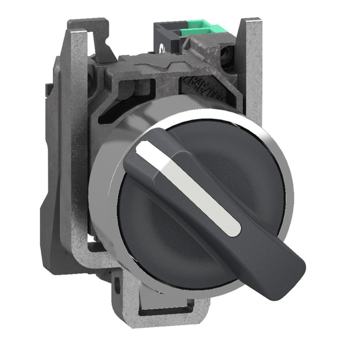 Vred XB4BD push-in - VRED 2 LÄGES PUSH-IN METALL XB4BD415