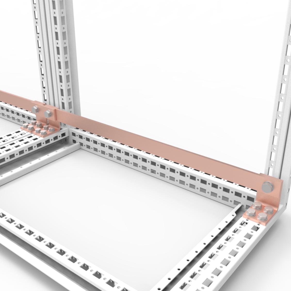 Jordning kopparskena ECB - KOPPARSKENA JORDNING 30X5 ECB043005