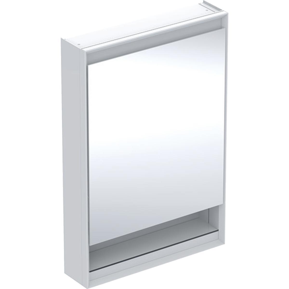 Spegelskåp ONE 60cm, Geberit - GEBERIT ONE SPEGELSKÅP 60 N COMFORTLIGHT 1D NISCH HÖ VIT