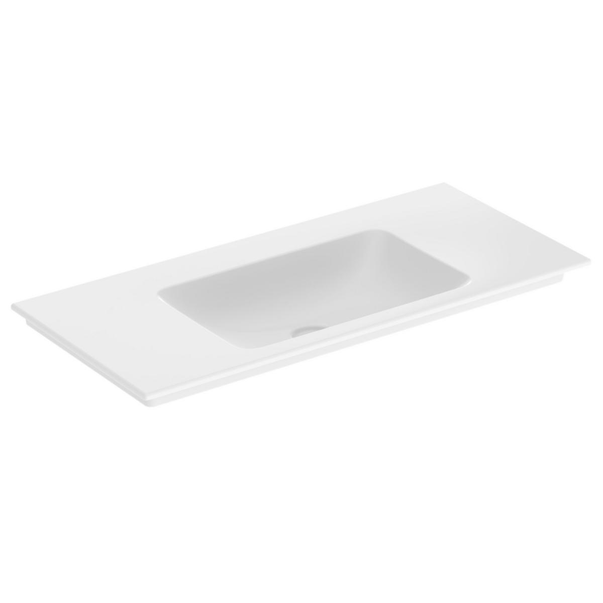 Tvättställ ONE 105cm, Geberit - GEBERIT ONE TVÄTTSTÄLL 105 UV U KRANHÅL U BRÄDD AVL