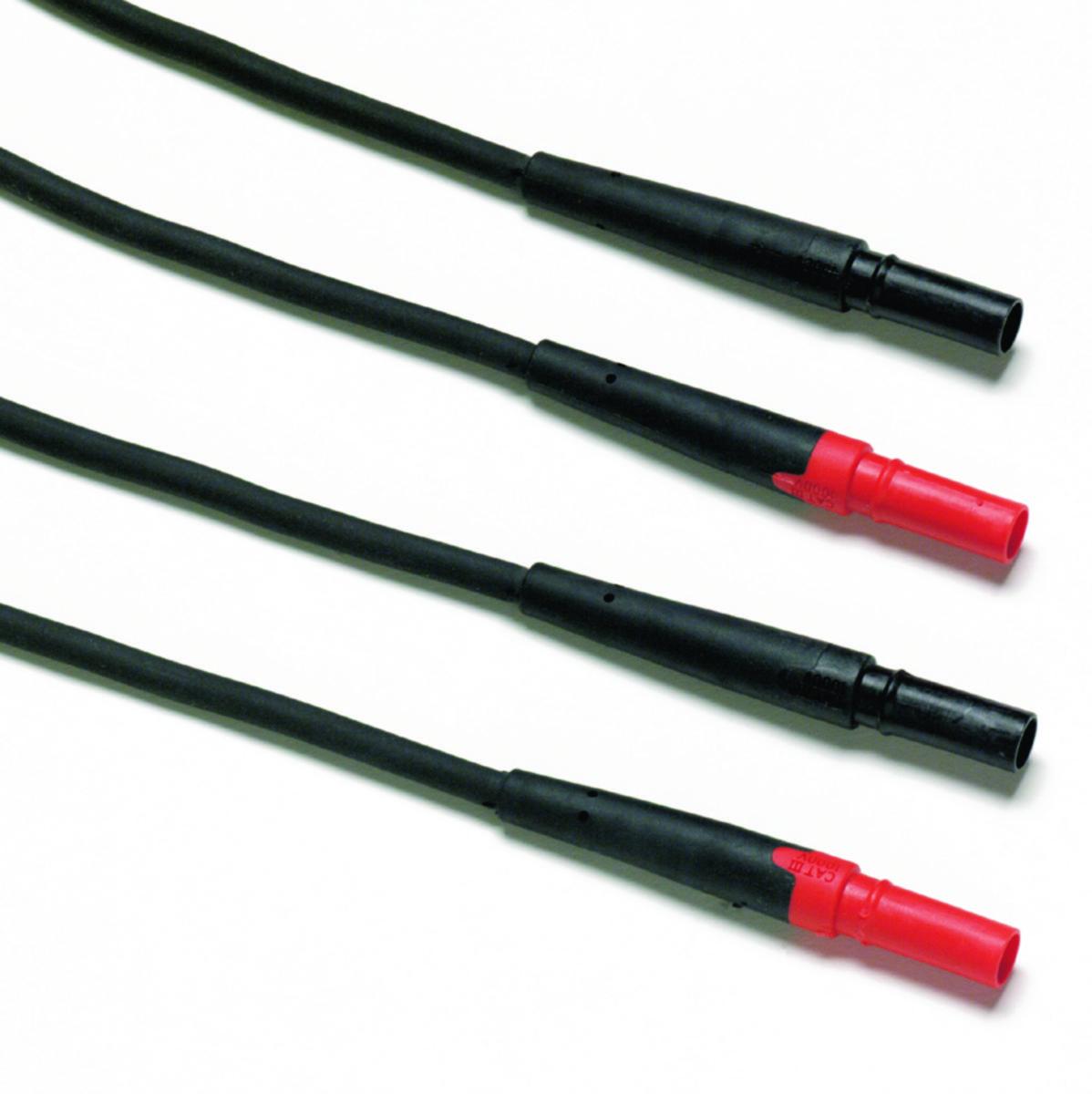 Testkablar TL27 - FLUKE TESTSLADDAR TL27 1RÖD, 1 SVART