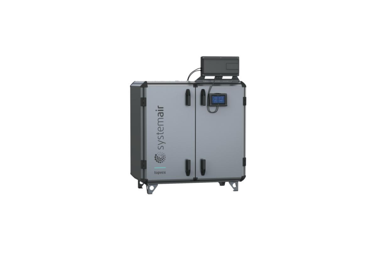 Värmeåtervinningsaggregat Topvex TR30, El , Systemair - AGGREGAT TOPVEX TR30-R-EL7,1 TOPP/HÖ/EL 7,1 SYSTEMAIR