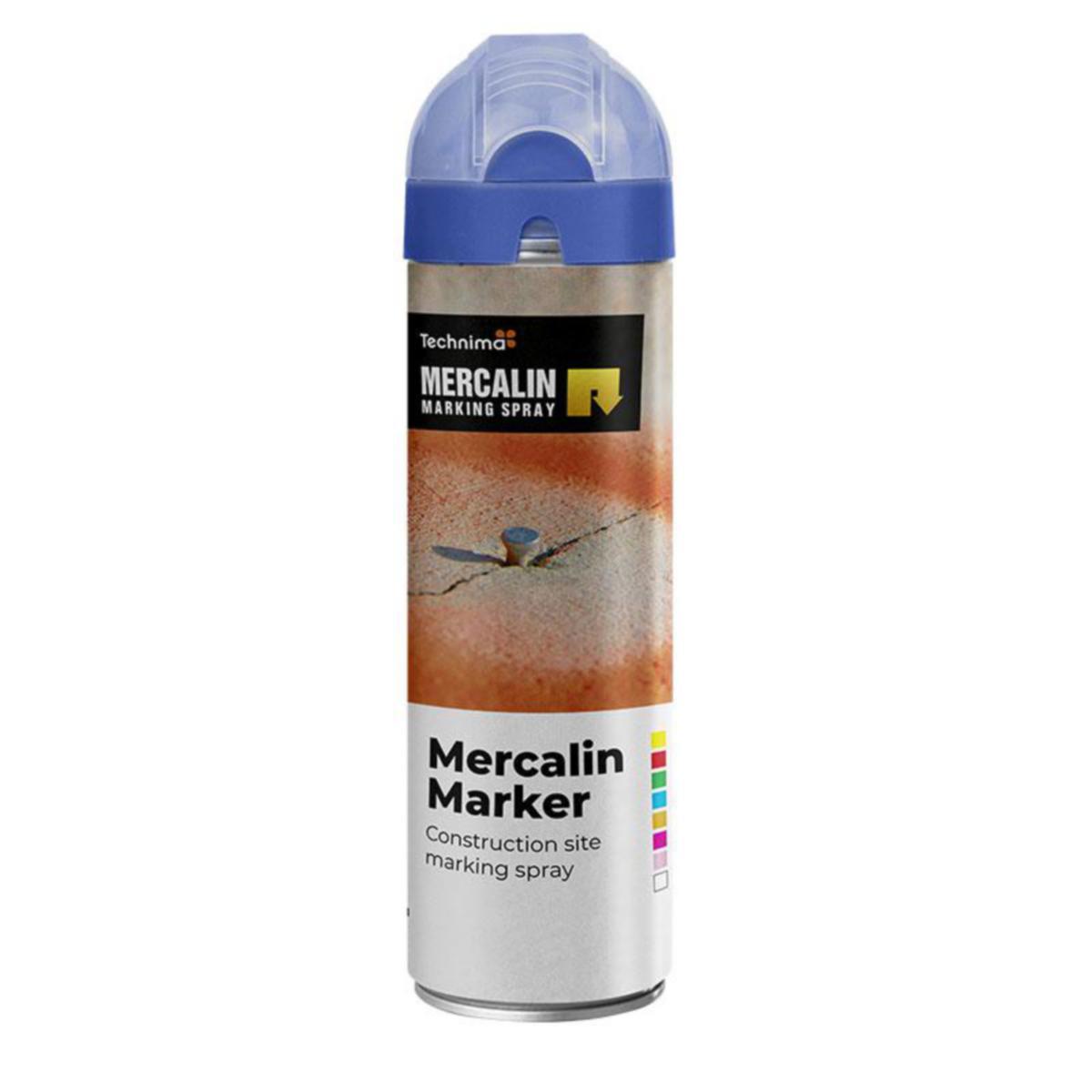 Mercalin Marker - MÄRKFÄRG MERCALIN MARKER FLUOR BLÅ 500 ML