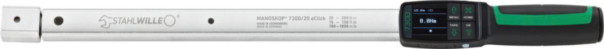 Momentnyckel Stahlwille 730D eClick - MOMENTNYCKEL STAHLWILLE 730D/20 14X18MM 20-200NM