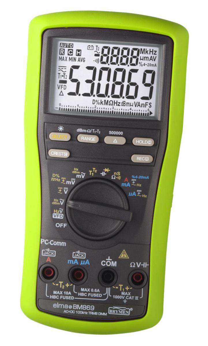 Multimeter BM 869s, TRMS AC+DC - MULTIMETER ELMA BM869 ELMA 869