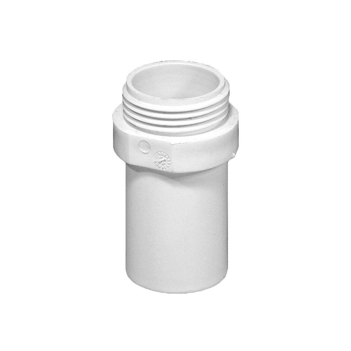 Gänganslutning, invändig gänga,PP, Purus - 32XG 1 1/4" UTV. GÄNGANSLUTN. VIT PURUS