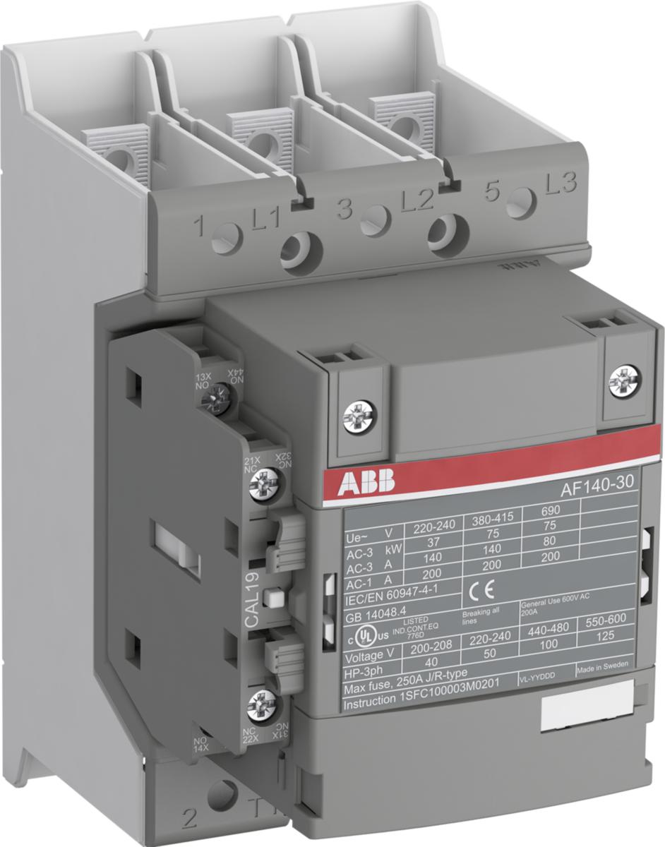 Kontaktor 3-pol typ AF 116-AF 370 - KONTAKTOR AF140-30-11B-14 AF140-30-11B 250-500V