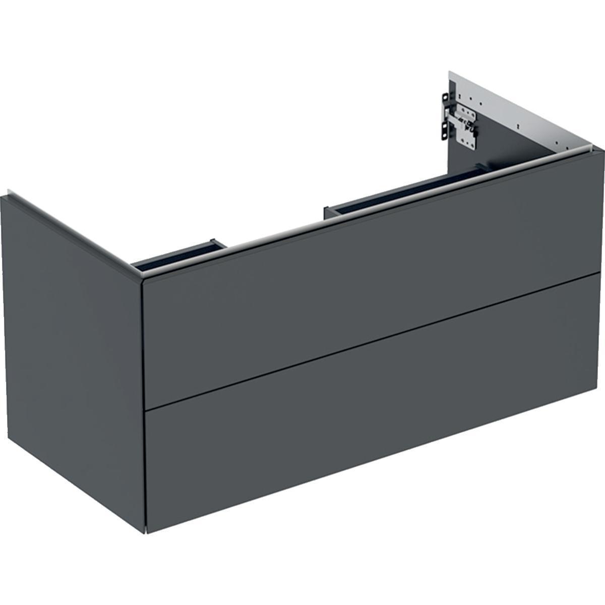 Underskåp ONE 105cm, Geberit - GEBERIT ONE UNDERSKÅP 105 MED TVÅ LÅDOR 105X47 SVART