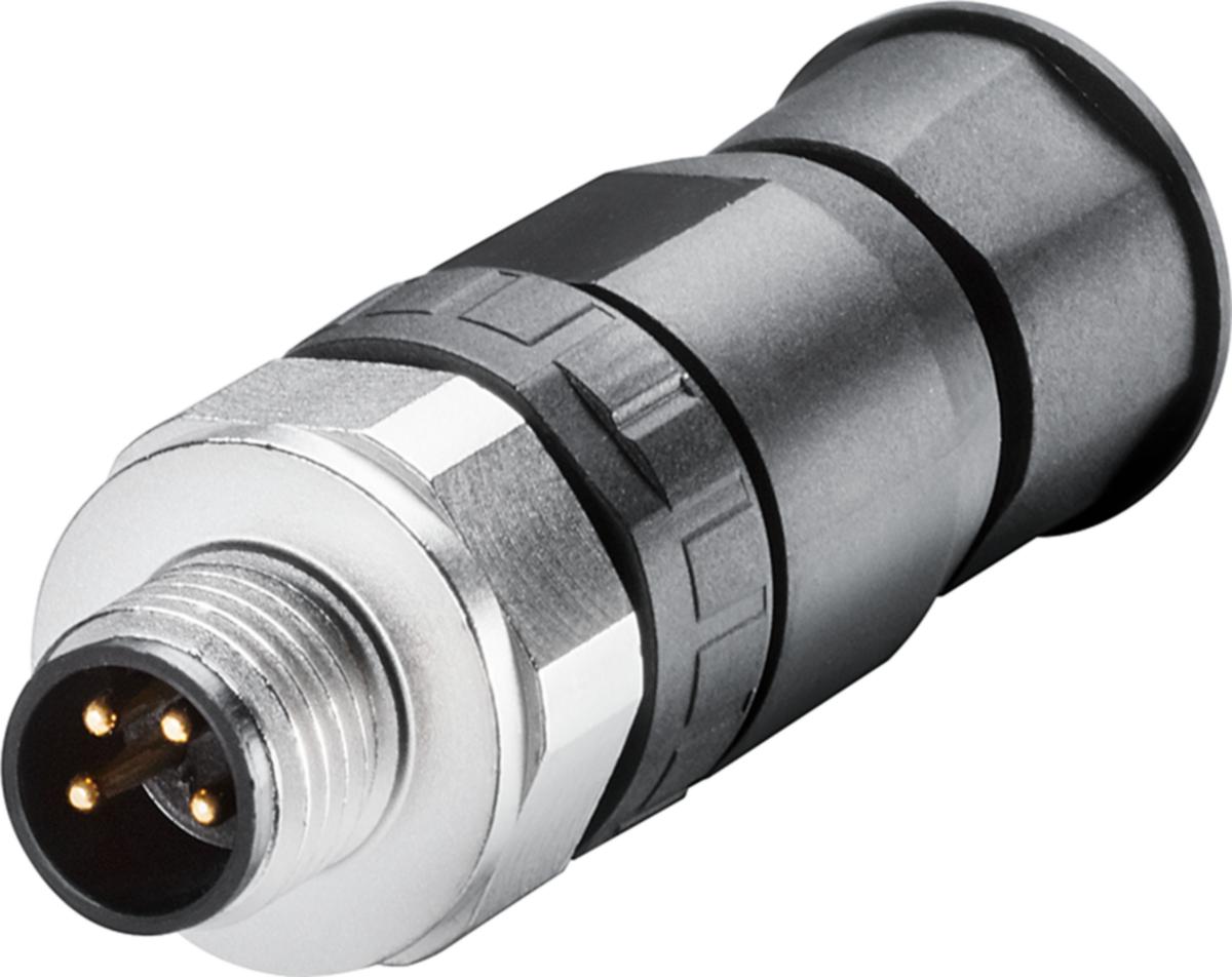 Kablage för ET matning, M8, 4-pin - KONTAKT ET-MATNING 1XM8 HANE 6ES7194-2AA00-0AA0