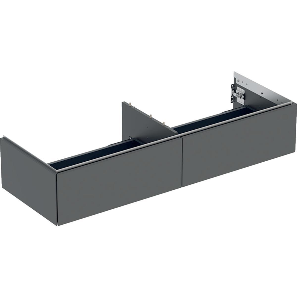 Underskåp ONE 135cm, Geberit - GEBERIT ONE UNDERSKÅP 135 MED TVÅ LÅDOR 135X47 LAVA