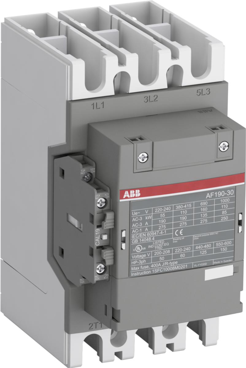 Kontaktor 3-pol typ AF 116-AF 370 - KONTAKTOR AF190-30-11-12 AF190-30-11 48-130V
