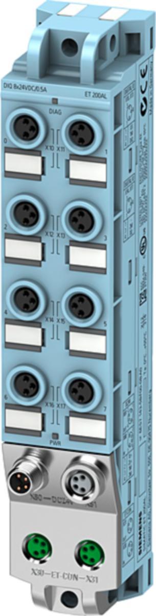 I/O moduler ET200AL - DIGITAL IN 8X24VDC 8XM8. AL 6ES7141-5BF00-0BA0