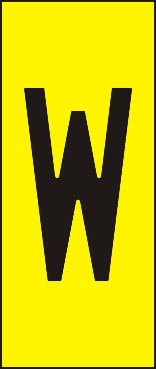 Labelling system H25, Yellow with black letters - MARK SYST H25 YELLOW W