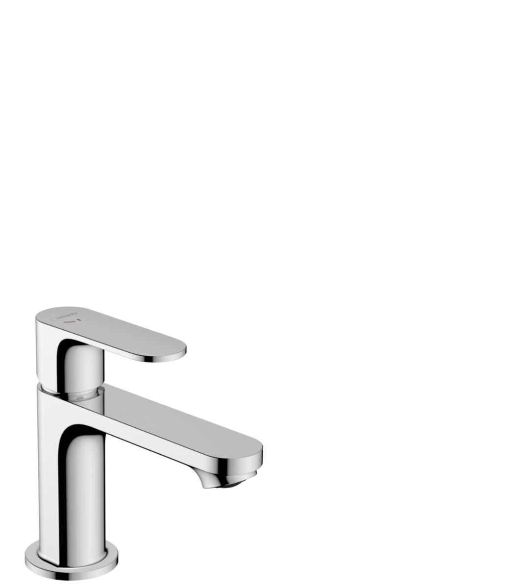 Tvättställsblandare Rebris S 80 Cool-start, Hansgrohe - HANSGROHE TVÄTTSTÄLLSBLANDARE REBRIS S 80 MED KALLSTART,KROM