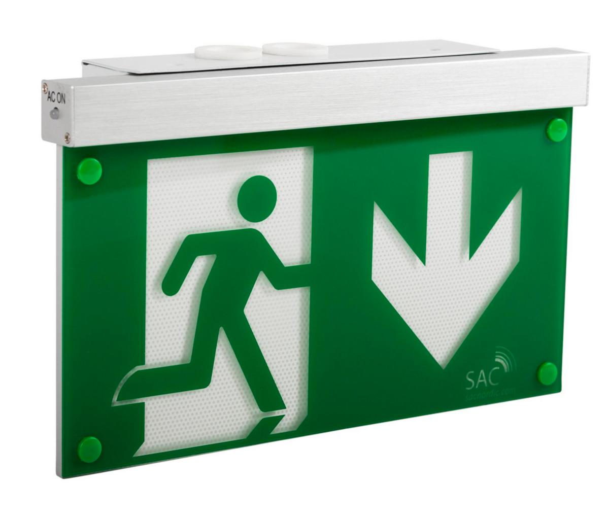 Hänvisningsarmatur SAC-MINI-LED/CD - HÄNVISARM LED 20M IP20 NÖDBELYSNINGSARMATUR LED 20M