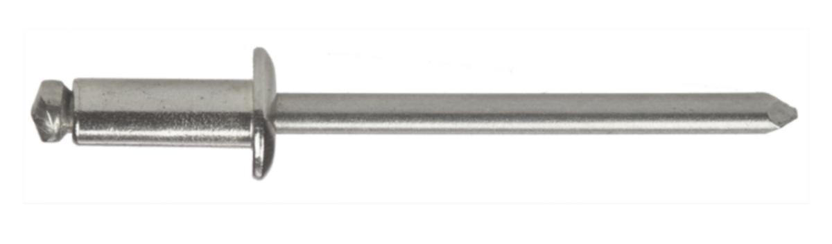 Blindnit standard, rostfritt stål - BLINDNIT STANDARD KULLRIG A2 6.4X18 200ST