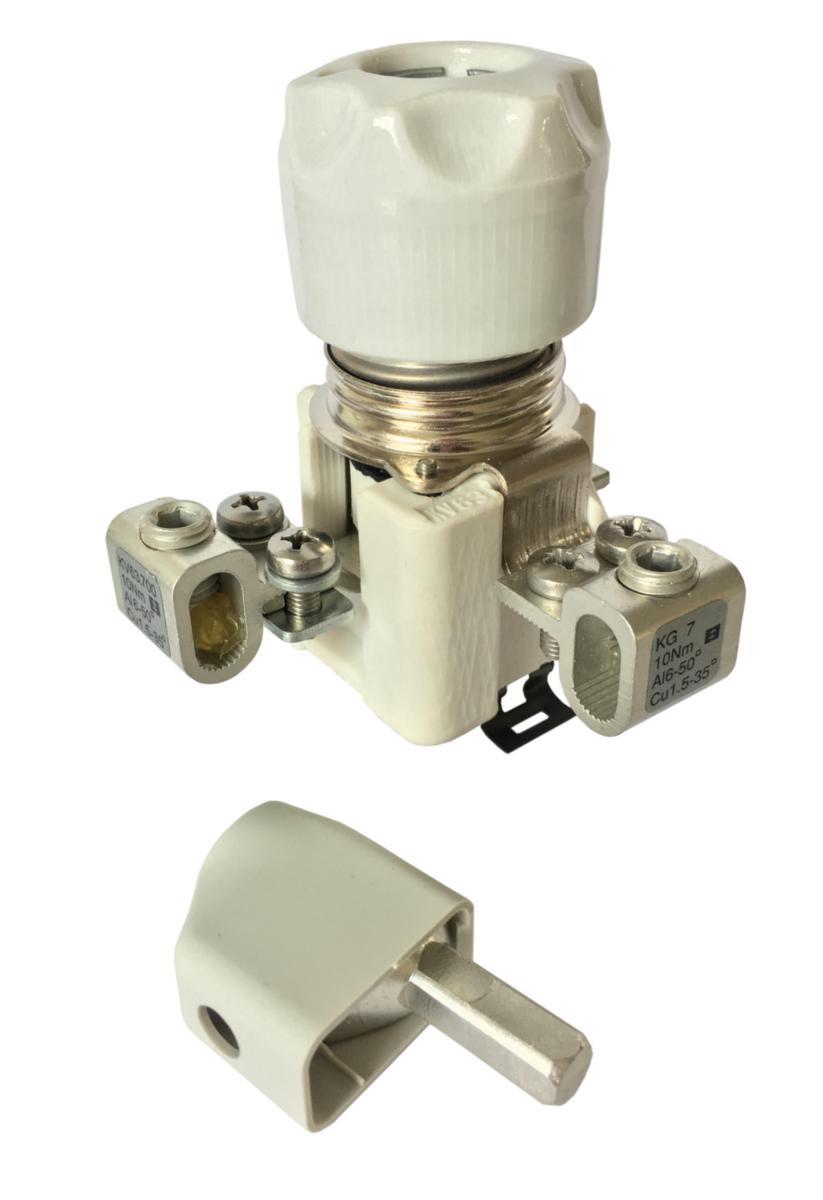 Säkringssgrupp för DIN skensystem - SÄK.-GRP 25A 3 POL/SATS Ö-SATS