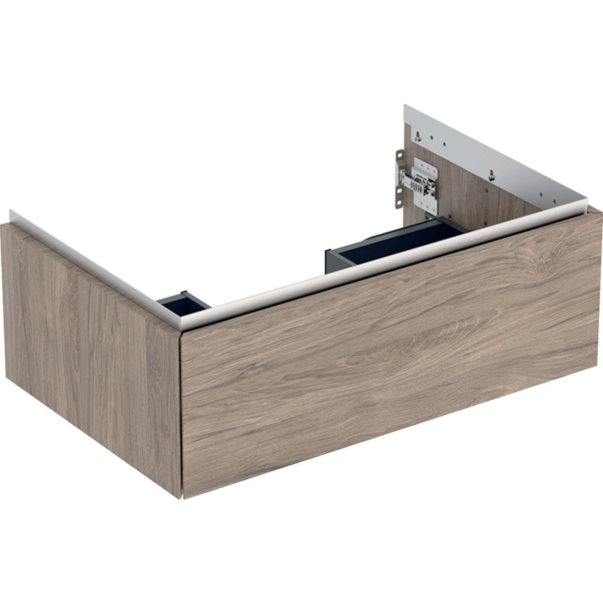 Underskåp ONE 75cm, Geberit - GEBERIT ONE UNDERSKÅP 75 MED EN LÅDA 75X47 VALNÖT