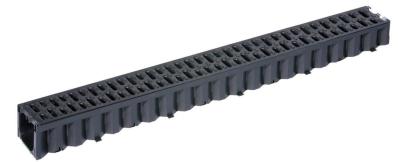 Aco hexaline ränna 1 meter svart inkl galler - hexaline d...