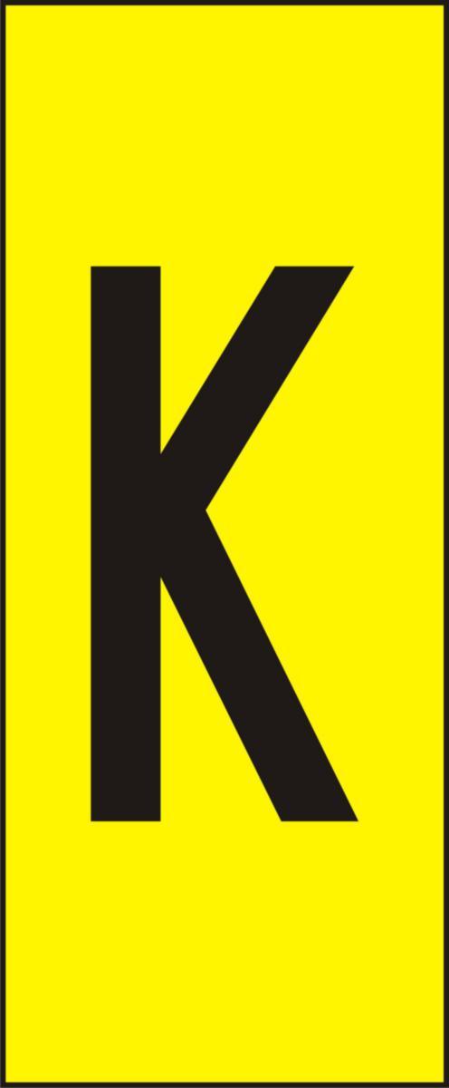 Labelling system H10, Yellow with black letters - MARK SYST H10 YELLOW K