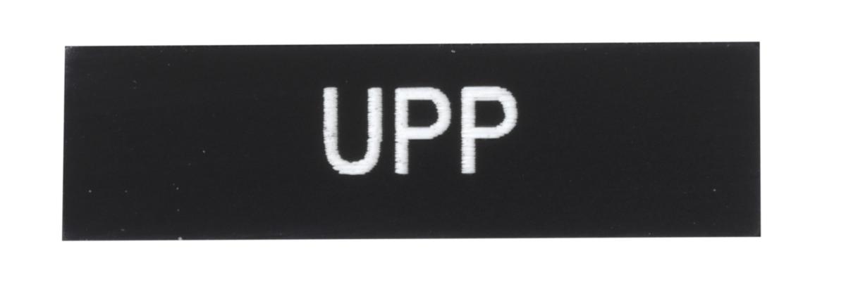 Märkt skylt ZBY, svart - SKYLT ZBY02707 UPP