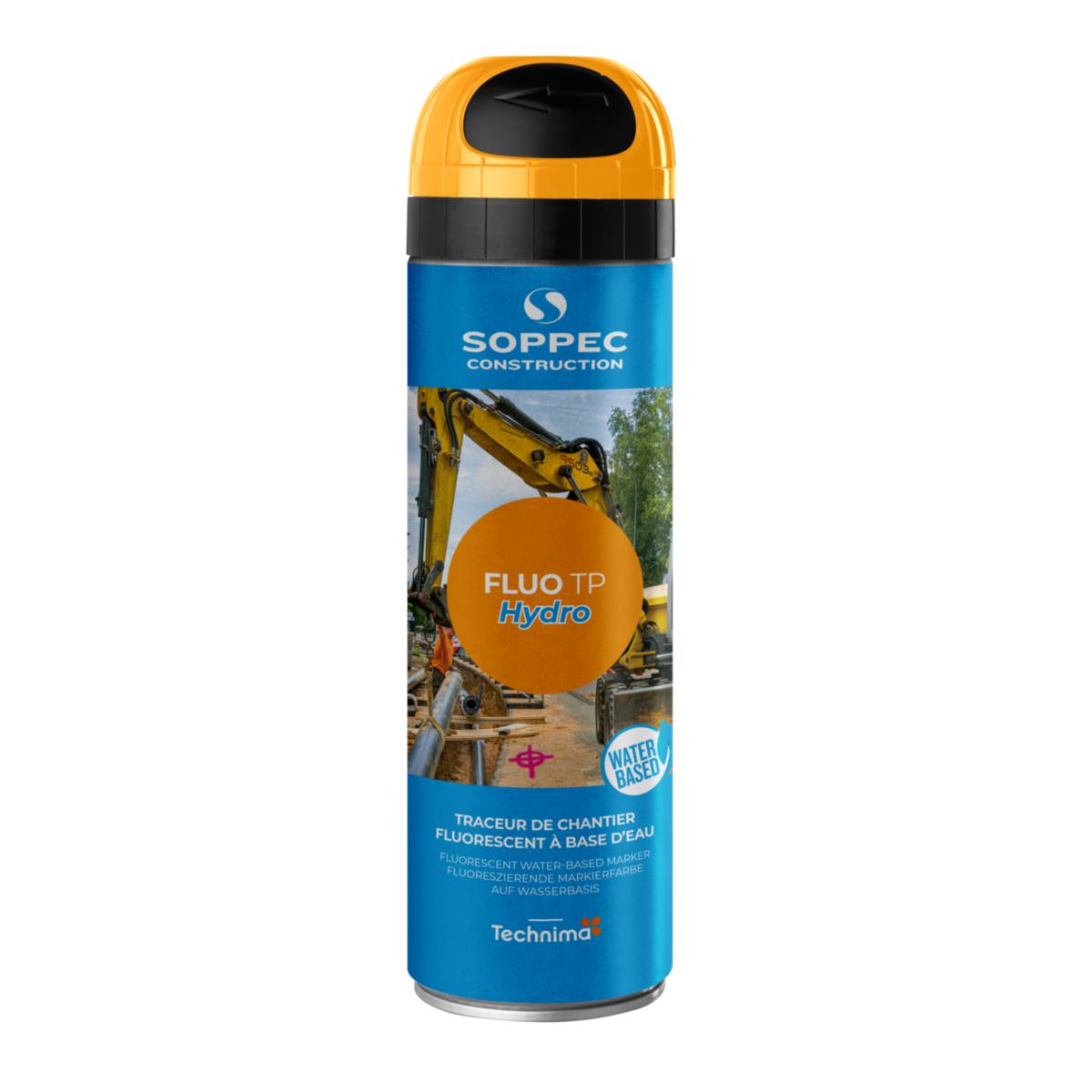 Märkfärg Soppec Fluo TP Hydro - MÄRKFÄRG FLUO TP HYDRO ORANGE 500ML SOPPEC