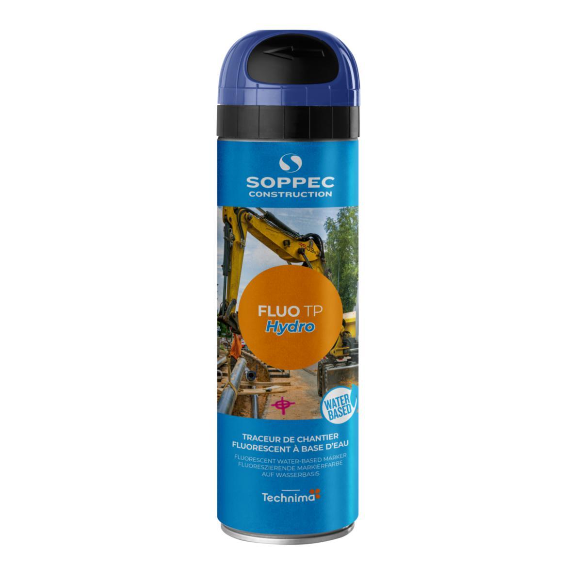 Märkfärg Soppec Fluo TP Hydro - MÄRKFÄRG FLUO TP HYDRO BLÅ 500ML SOPPEC