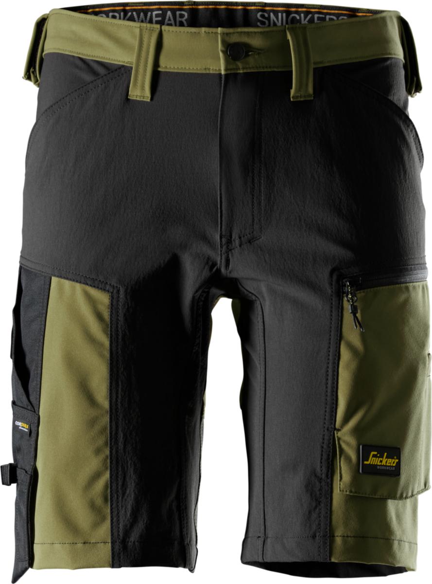 Shorts Snickers 6119 AW - SHORTS SNICKERS 6119 AW STRETCH KHAKI/SVART STL 48