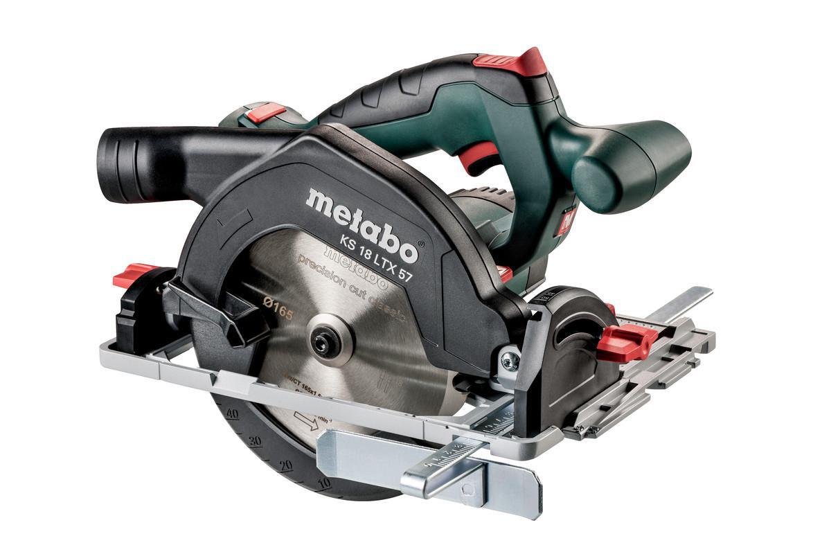 Circular Saw Metabo KS 18 LTX 57 SOLO - CIRCULAR SAW METABO KS18LTX57 18V MAX:57MM 165MM BOX SOLO